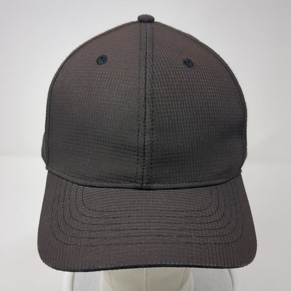 Smitty Fitted Baseball Cap Black Large Lightweight 6 Panel Blank Polyester - Picture 2 of 9